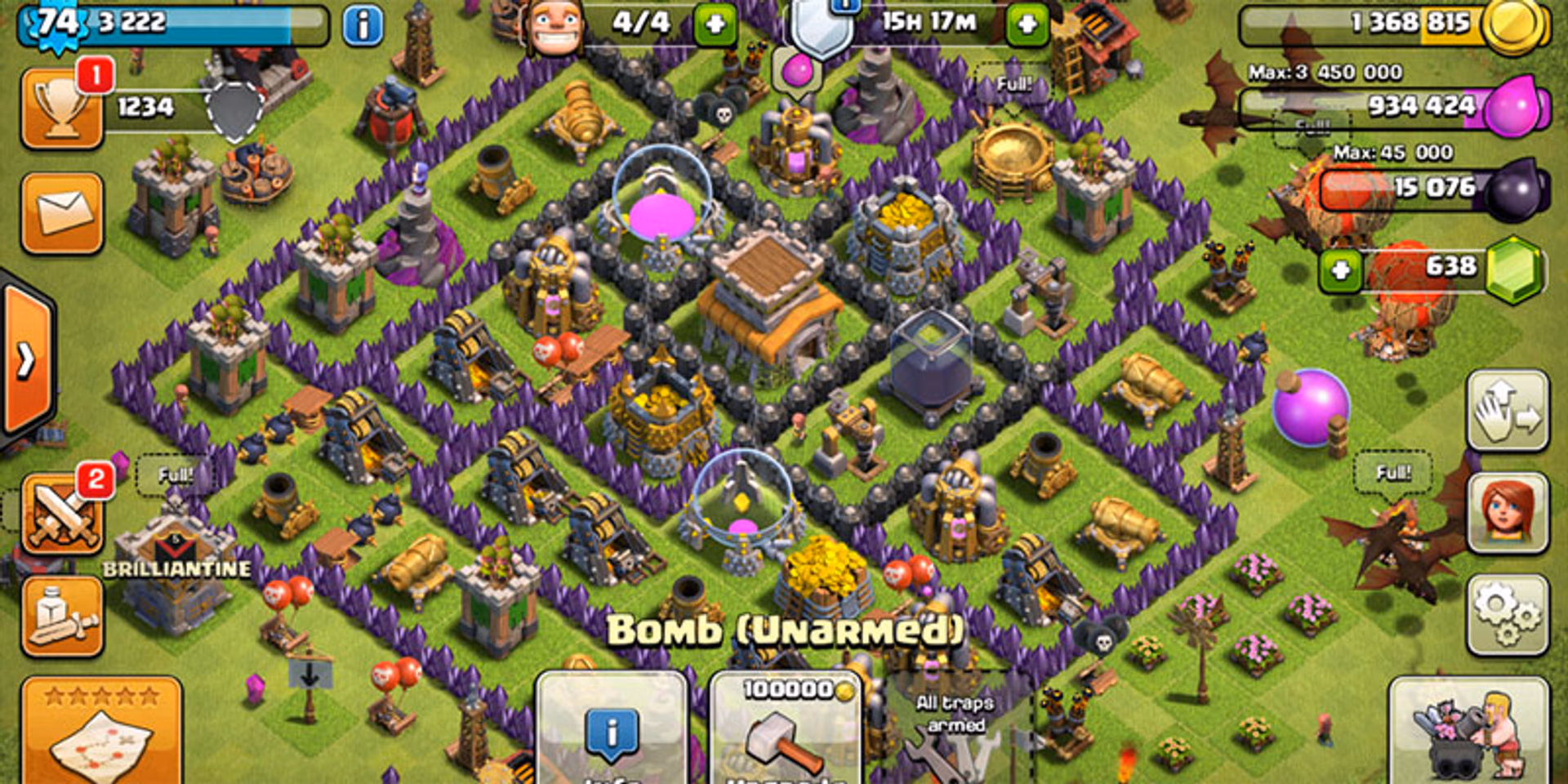 Hệ thống phòng thủ của Clash of Clans