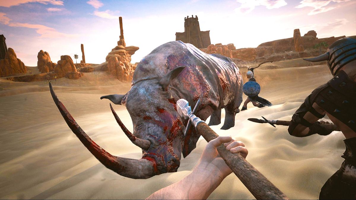 Thế giới Exiled Lands là một bản đồ mở rộng lớn, đa dạn