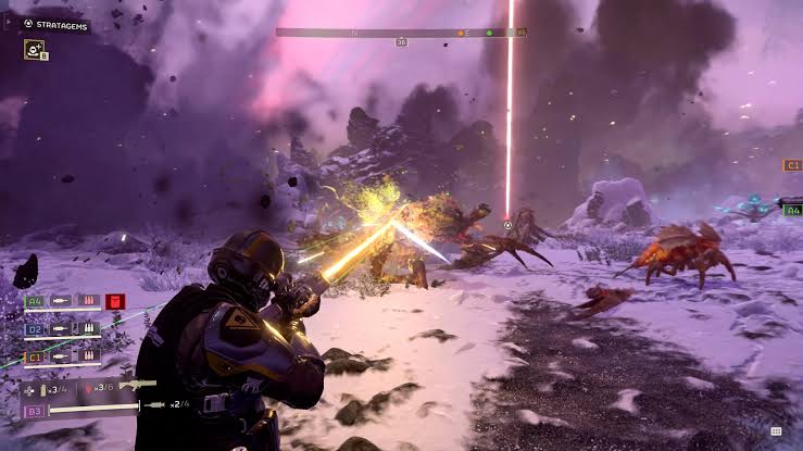 Helldivers 2 đưa người chơi vào một câu chuyện khoa học viễn tưởng châm biếm