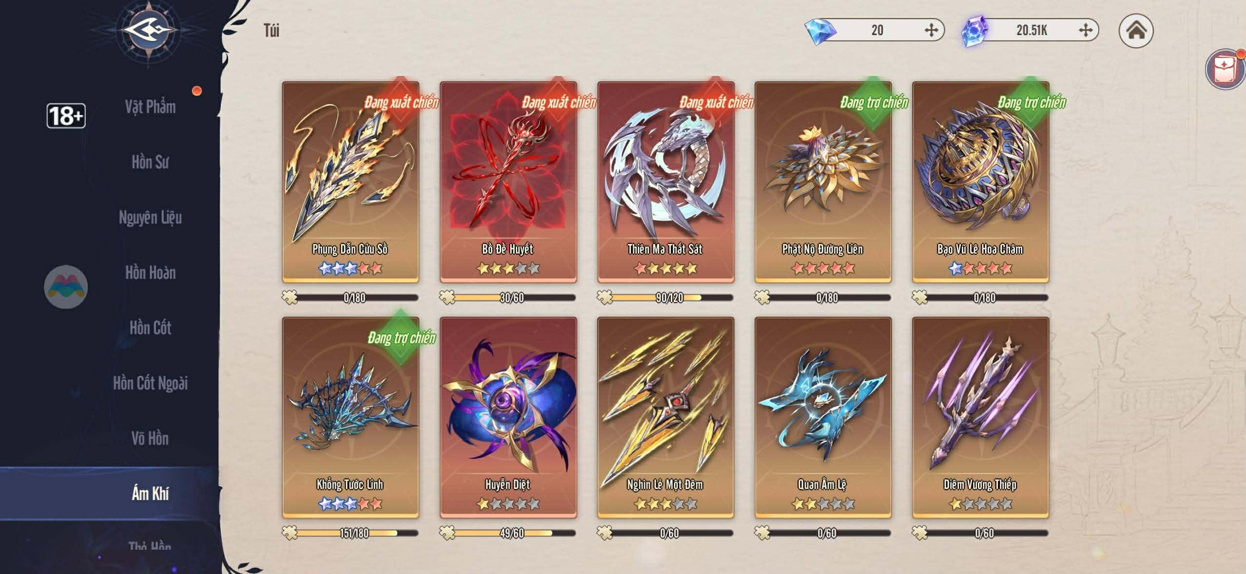 Hệ thống nhân vật trong game Soul Land: Time Reversed