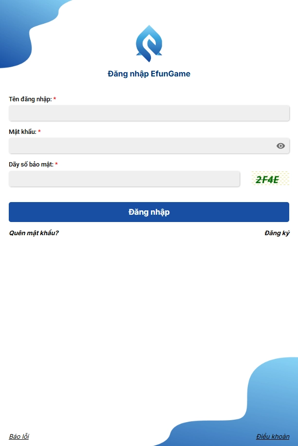 Đăng nhập vào link https://id.efun.vn