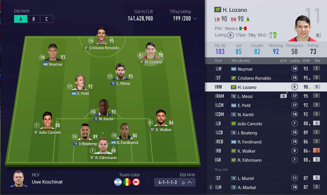 FIFA Online 4 cho phép người chơi thực hiện các kỹ thuật bóng đá phức tạp