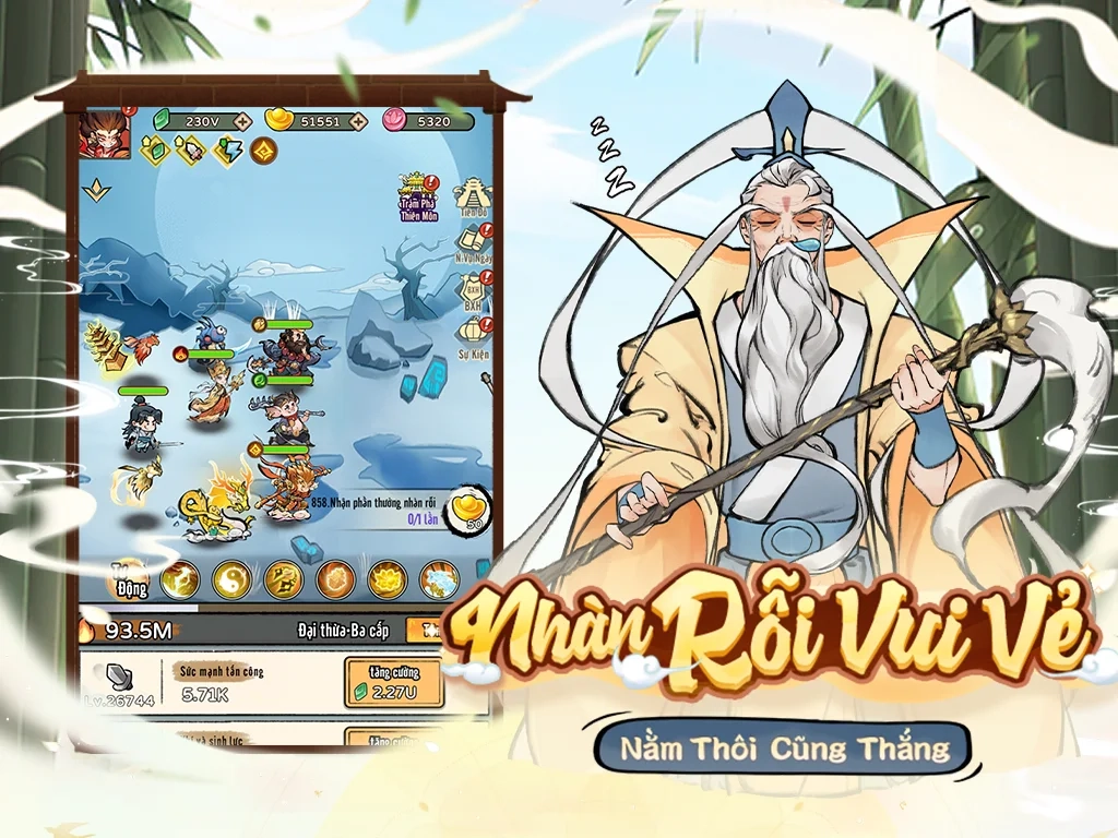 Tựa game Đại Tiên Mình Đi Đâu Thế với nét đồ họa 2D