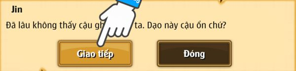 Chọn tiếp vào mục “Giao tiếp”.