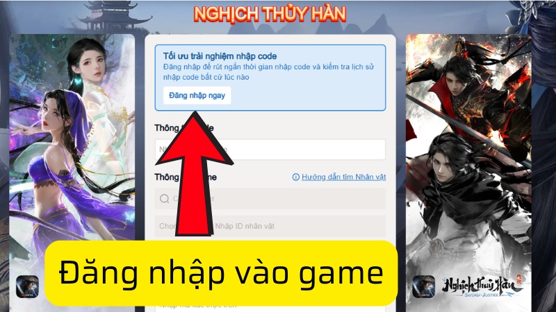 Truy cập vào website và đăng nhập vào tài khoản