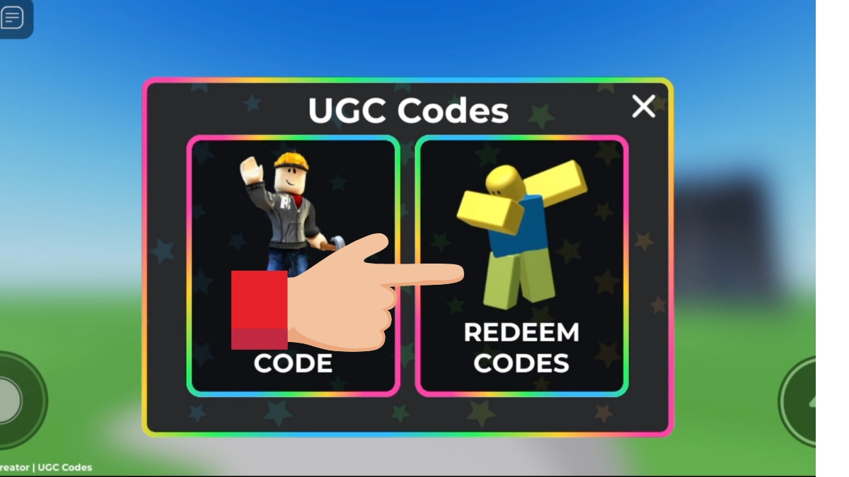 Tại giao diện chính chọn “Redeem Codes”