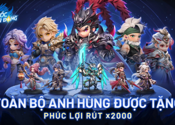 Game Tam Quốc Khởi Động với tám nhân vật anime hóa theo phong cách Tam Quốc