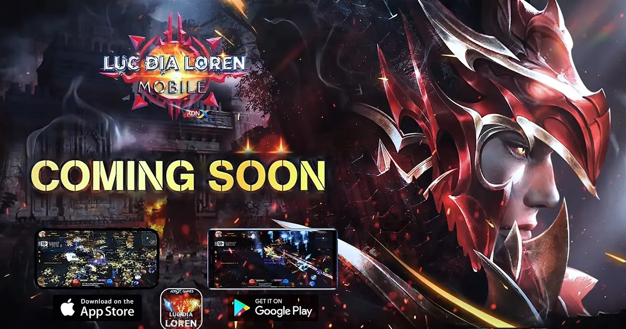 Hình ảnh một nhân vật trong trang phục chiến đấu màu đỏ trong game code Lục Địa LORENCIA