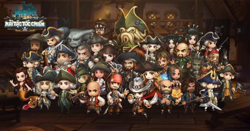 Tạo hình nhân vật chibi độc đáo từ series Cướp Biển Vùng Caribbean