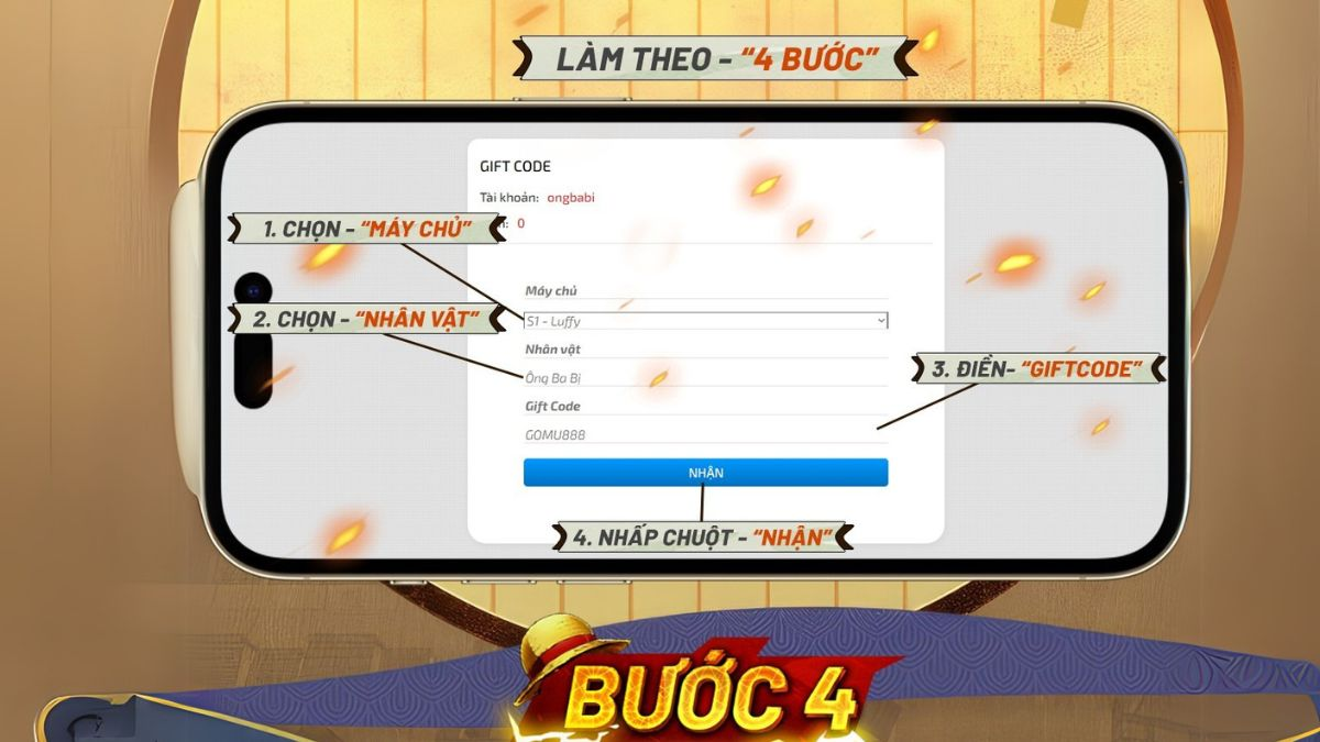 Bước 4: Xác nhận nhập code theo hướng dẫn. Khi hệ thống thông báo thành công, bạn hãy mở mục Thư trong game để nhận.