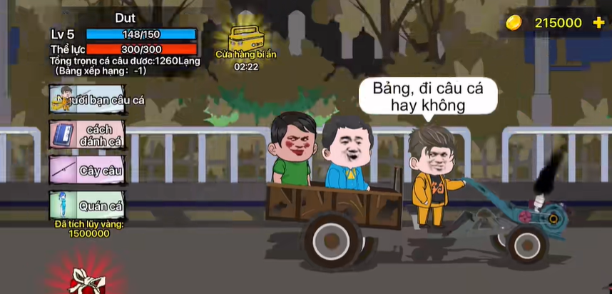 Câu Cá Vạn Cân là game giải trí với lối chơi câu cá hướng hài hước