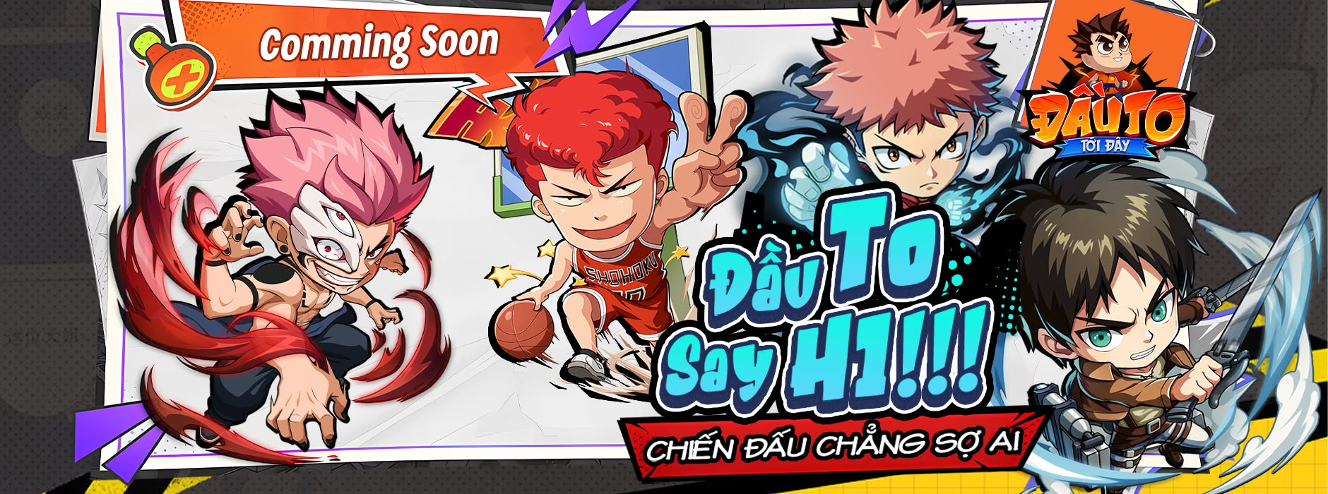 Đầu To Tới Đây đang là tựa game Idle RPG với tạo hình chibi độc đáo