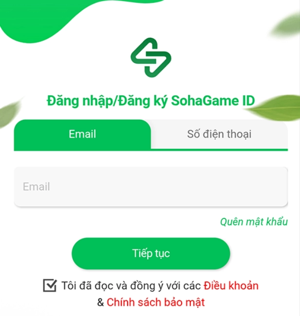 Bước 1 truy cập vào website và đăng nhập bằng tài khoản người chơi