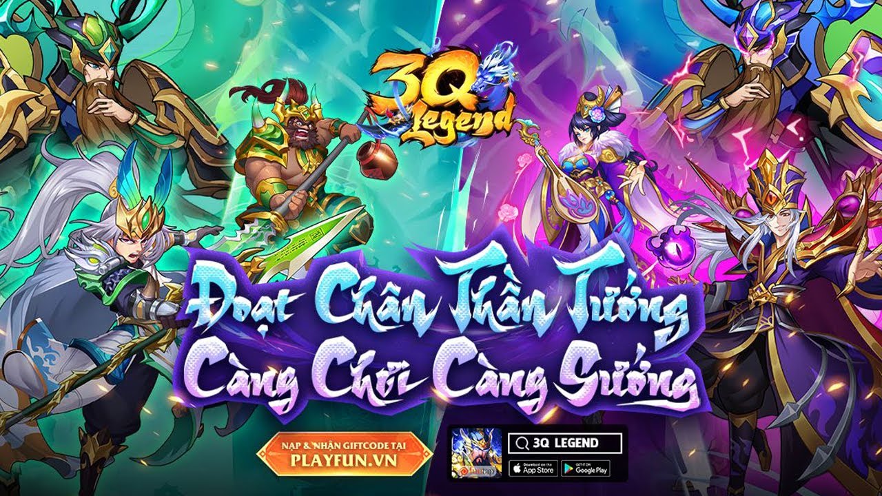 Săn code Code 3Q Legend: Danh Tướng Truyền Kỳ mới nhất