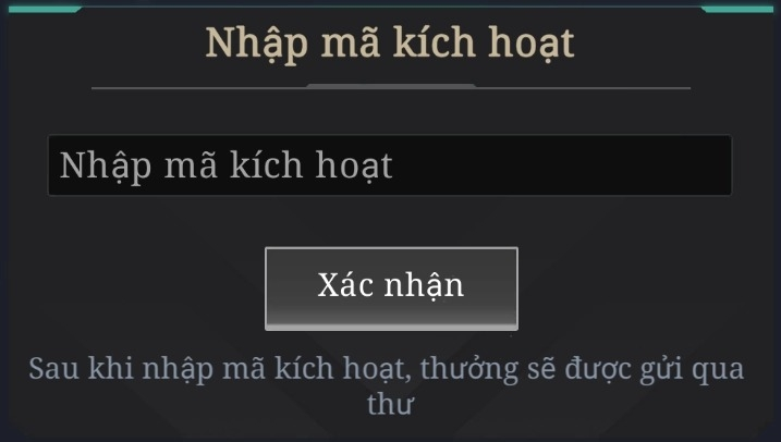 Bước 5 điền chính xác code Age of Warpath đang còn hiệu lực vào ô trống, sau đó nhấn “Xác nhận: để hoàn tất quá trình nhận thưởng