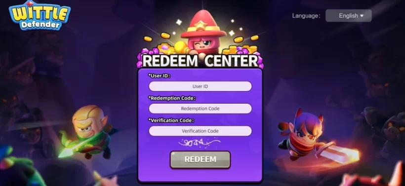 Nhập code vào ô và nhấn chọn "Redeem"