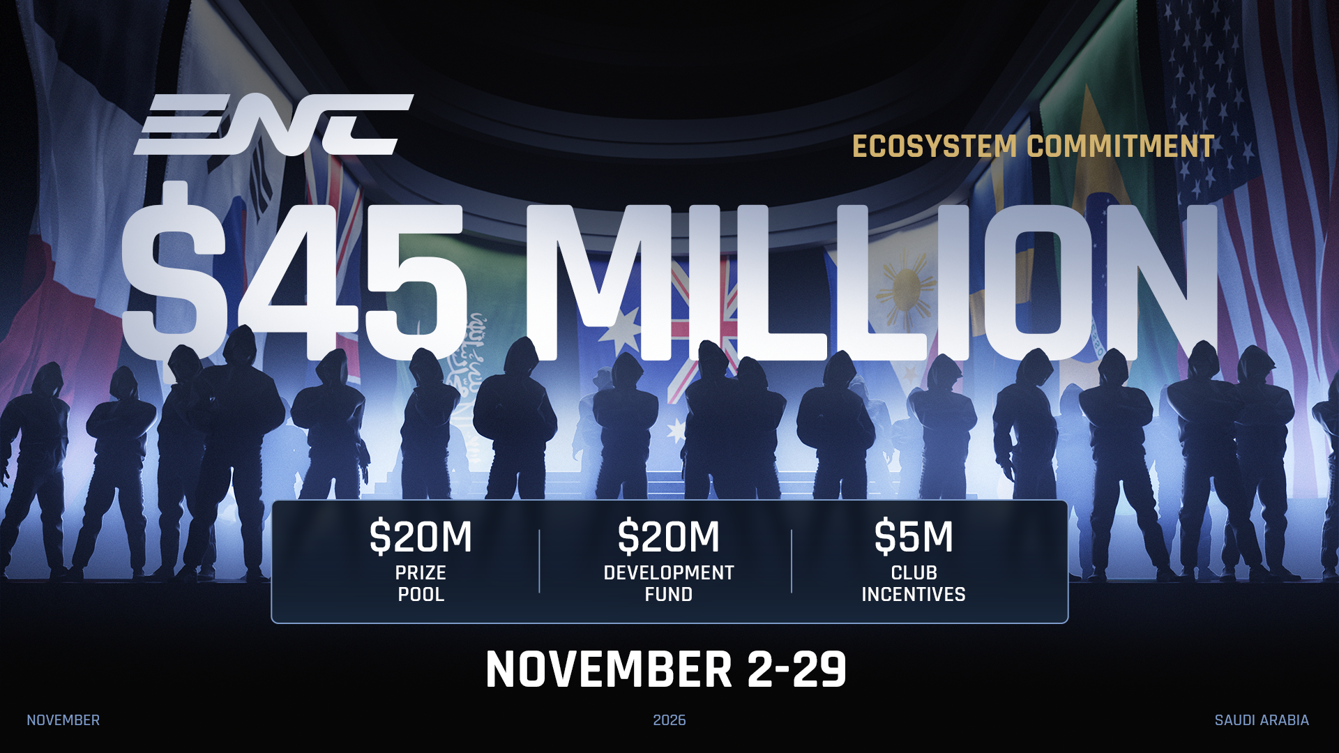 Esports World Cup Foundation công bố quỹ giải thưởng 45 triệu USD