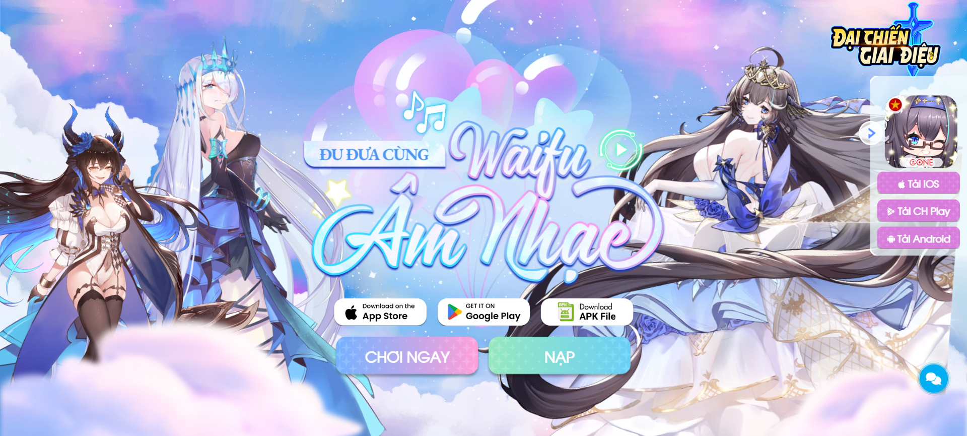 Tựa game Đại Chiến Giai Điệu có mặt trên App Store và Google Play