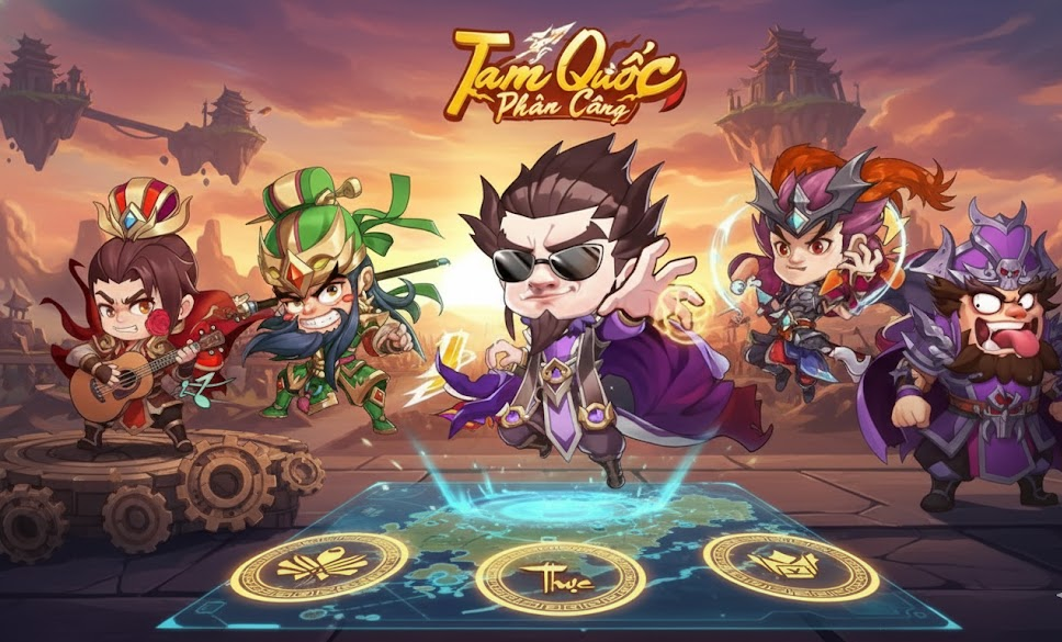 Các nhân vật tướng trong game Tam Quốc Phản Công