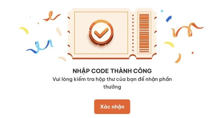 Bước 4 kiểm tra quà trong game