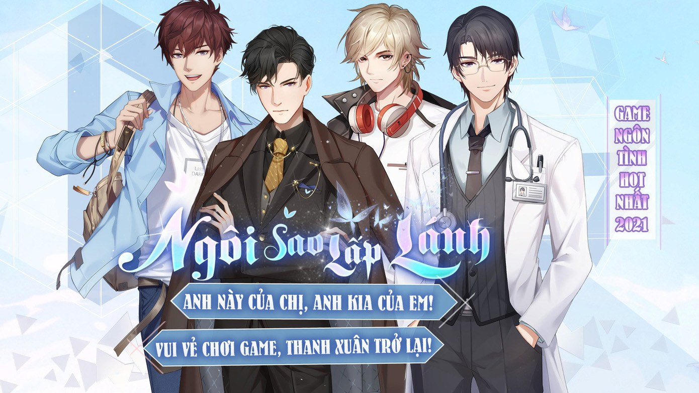 Tựa game Ngôi Sao Lấp Lánh là thể loại game ngôn tình