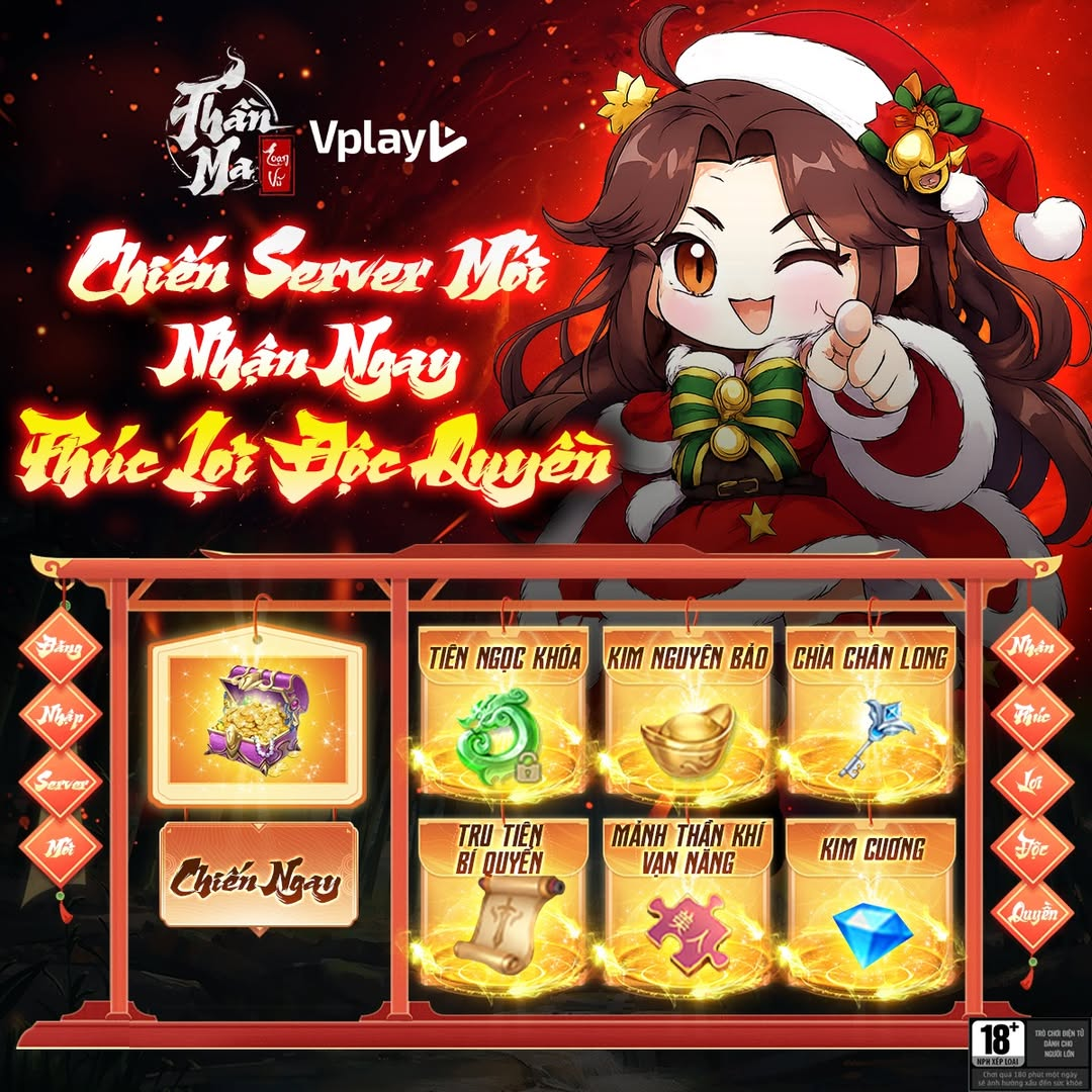 Sự kiện server mới trong game Thần Ma Loạn Vũ