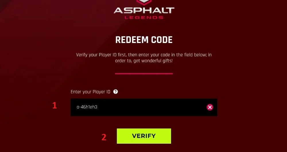 Bước 3 nhập ID của game thủ vào ô và nhấn chọn “Verify”