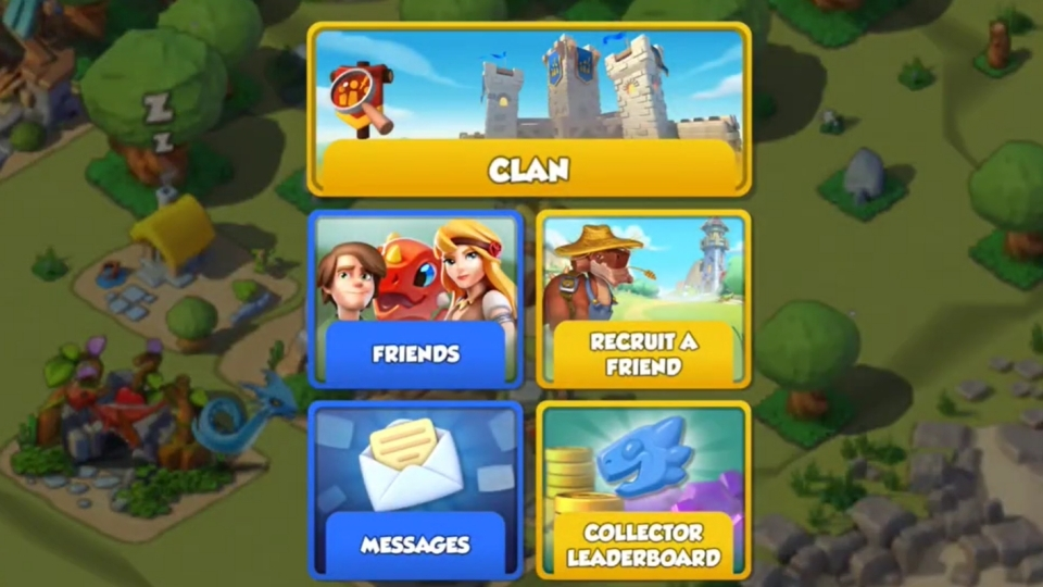 Chọn mục Friends để truy cập danh sách bạn bè
