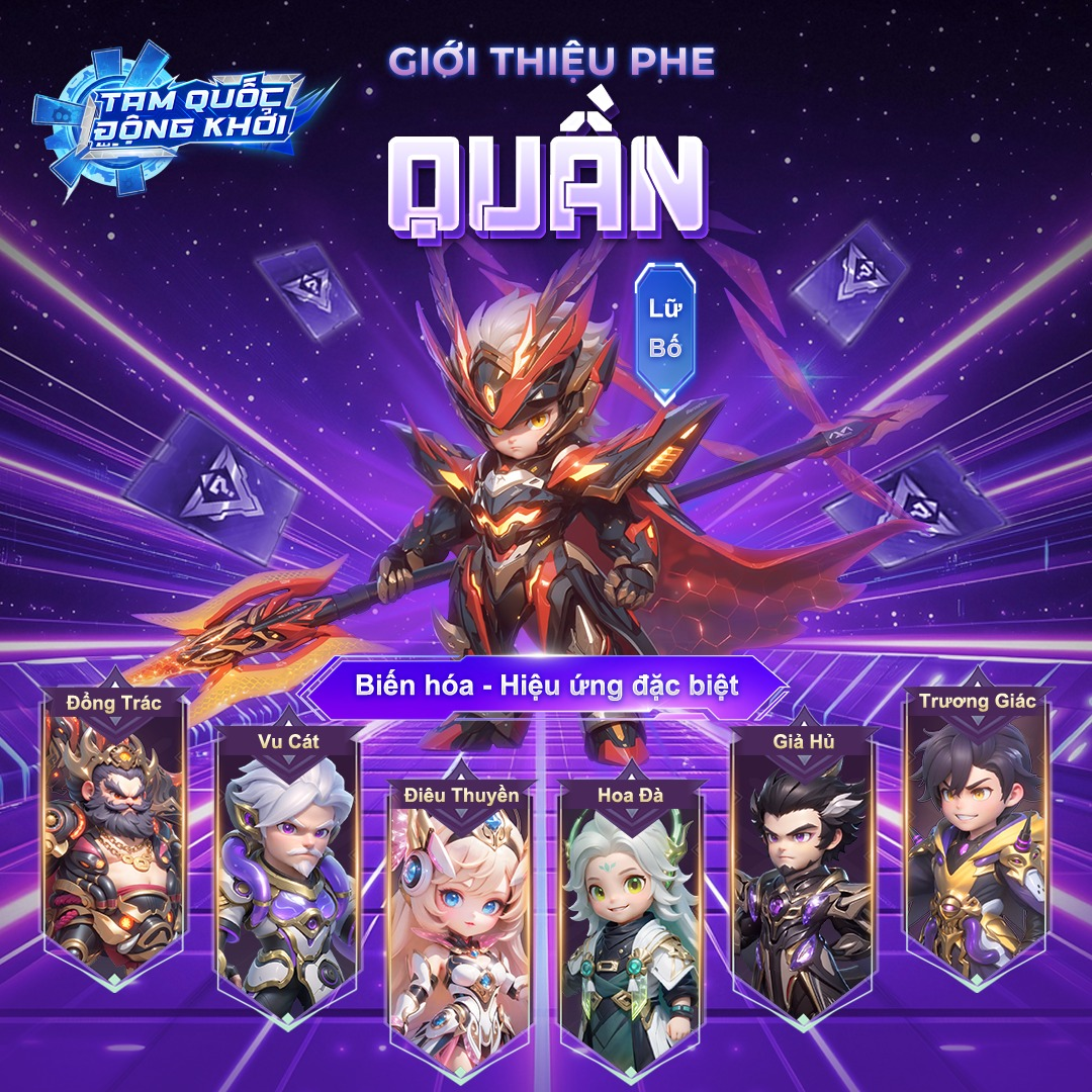 Đồ họa Cơ Giáp Tam Quốc độc đáo