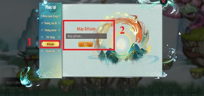 Nhập chính xác code Đấu Phá Vô Song và nhấn Đổi