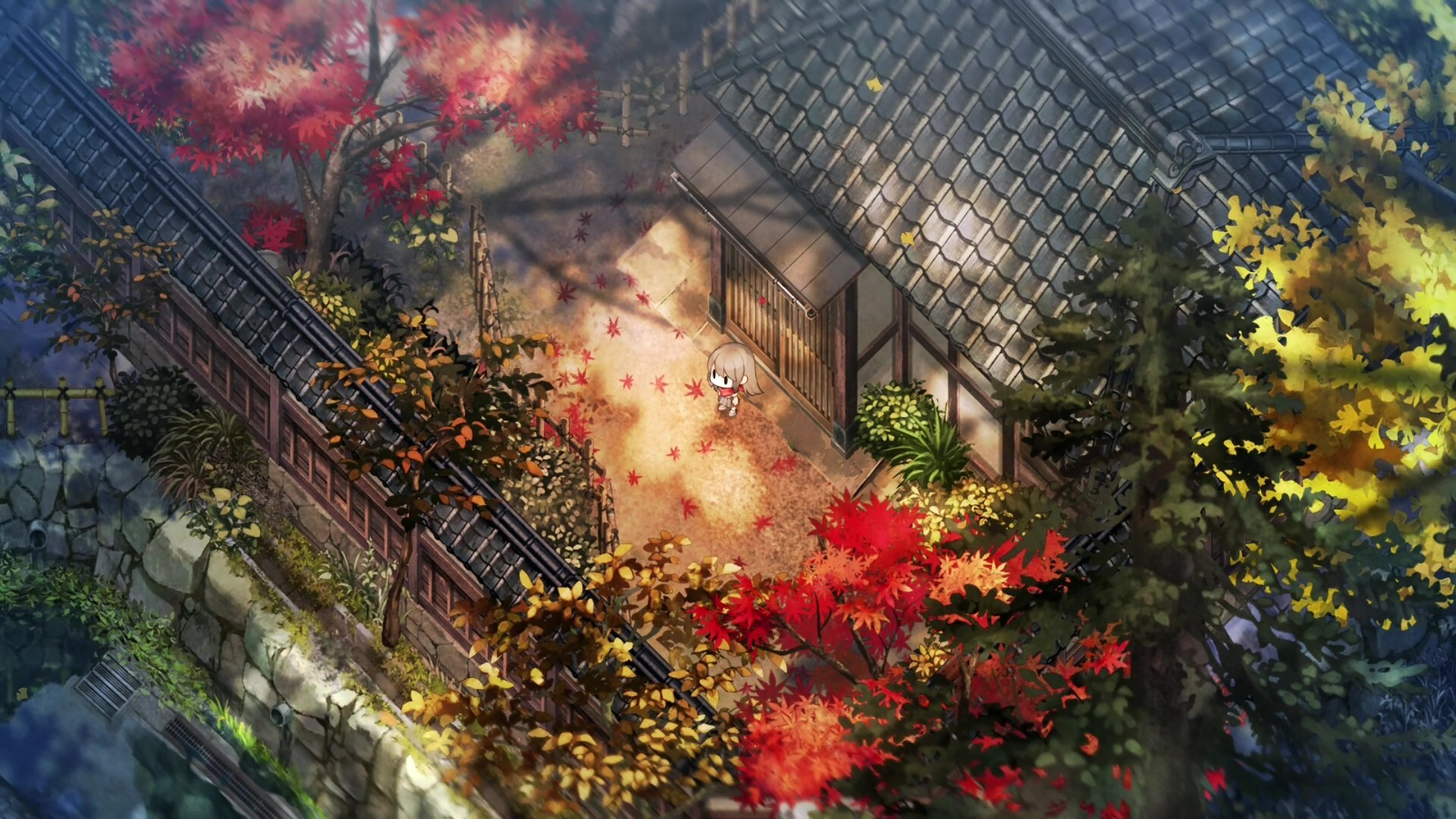 Village in the Shade sẽ ra mắt phương Tây vào mùa thu 2026 2 Hình ảnh ngồi làng Kagatsu trong game (Ảnh: Steam)