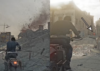 Leon S. Kennedy lái mô tô (Ảnh: Capcom via Polygon)