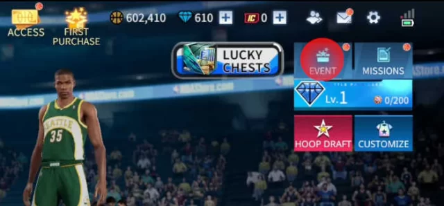 Nhập code NBA Infinite vào ô tương ứng và chọn Redeem