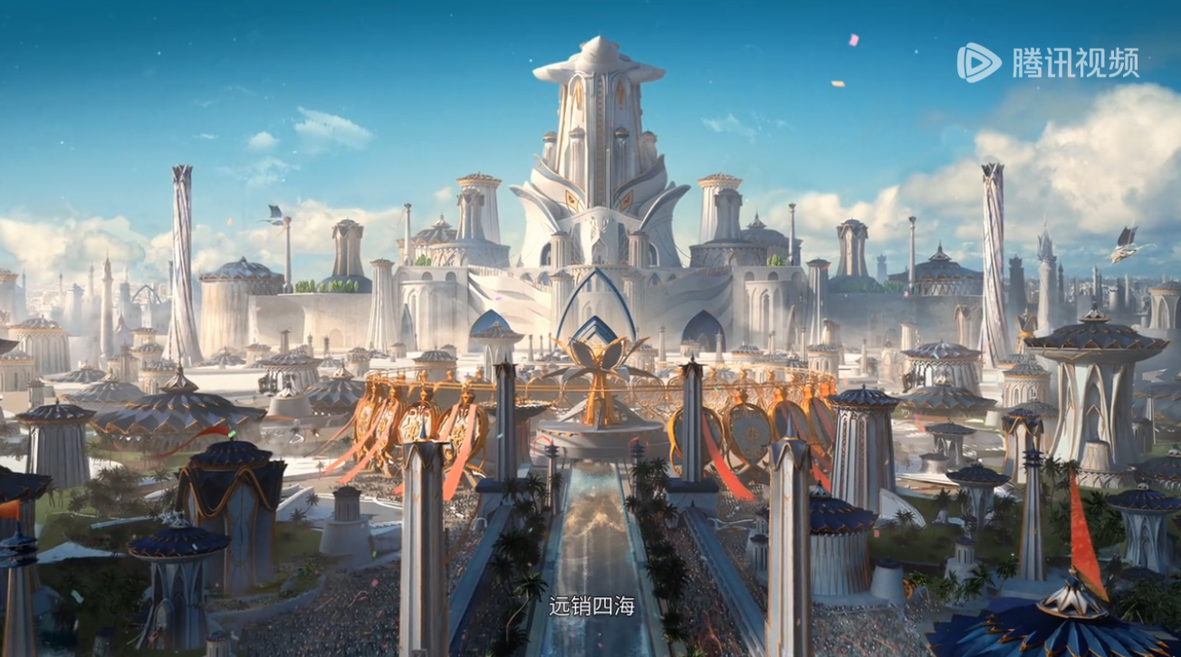 Thành phố Hải Đô Vương Giả Vinh Diệu - Kiến trúc Sea City Honor of Kings đẹp mắt