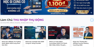 Sở hữu kho khóa học khổng lồ tại Kho Khóa Học Giá Rẻ