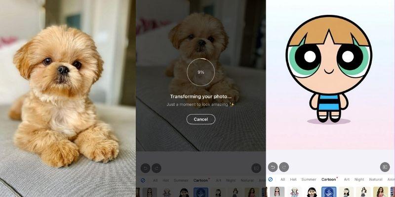 Ảnh sẽ được xuất dưới dạng PNG nền trong suốt, nên có thể dùng ngay làm sticker
