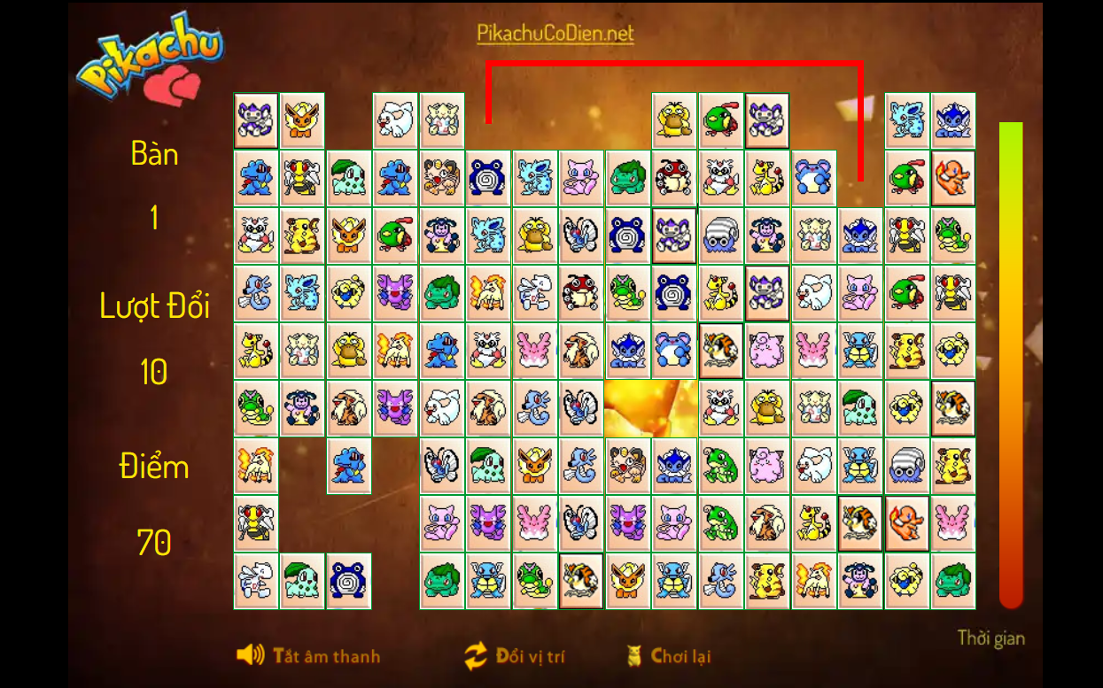 Game Pikachu phiên bản cổ điển mang đến cho bạn những trải nghiệm mượt mà