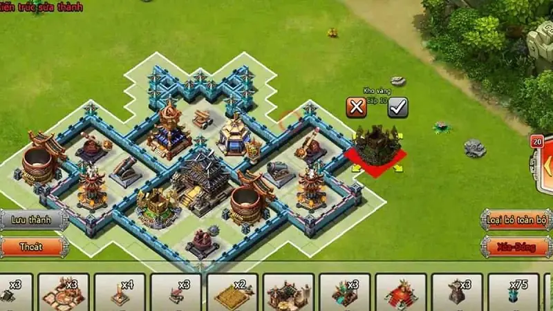 Hình ảnh trong tựa game Đại Chiến Tam Quốc