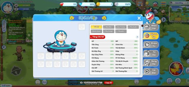 Hình ảnh giao diện trong tựa game Mèo Máy Siêu Quậy