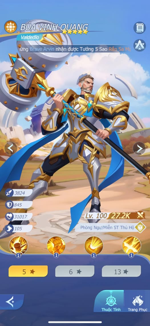 Hình ảnh giao diện trong game Thần Ma Arena