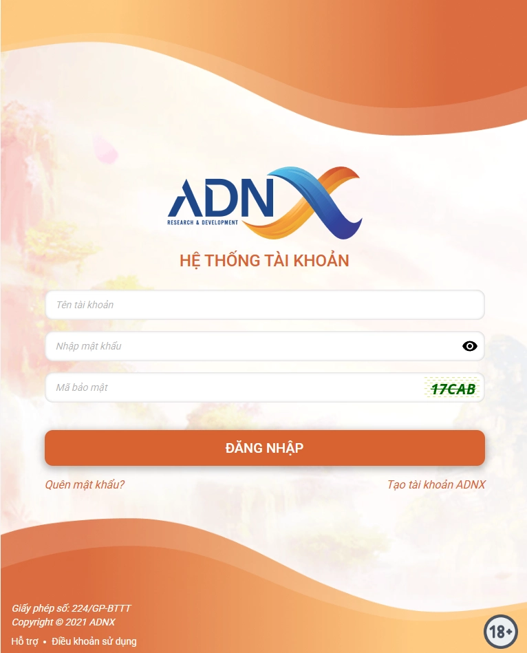 Truy cập và đăng nhập vào game Chiến Binh Devias