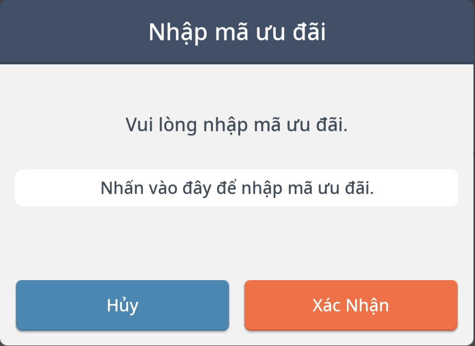 Nhập mã code Nấm Đại Chiến vào ô trống và nhấn Xác nhận