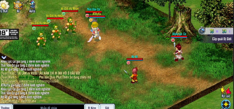 Hình ảnh trong tựa game TS Origin VTC