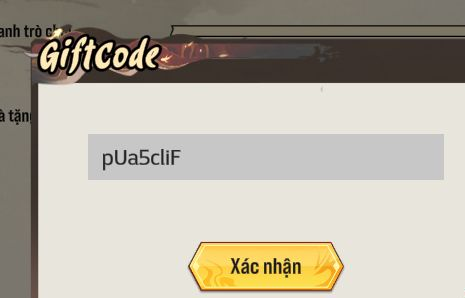 Nhập code Dấu Ấn Diệt Quỷ và nhấn Xác nhận