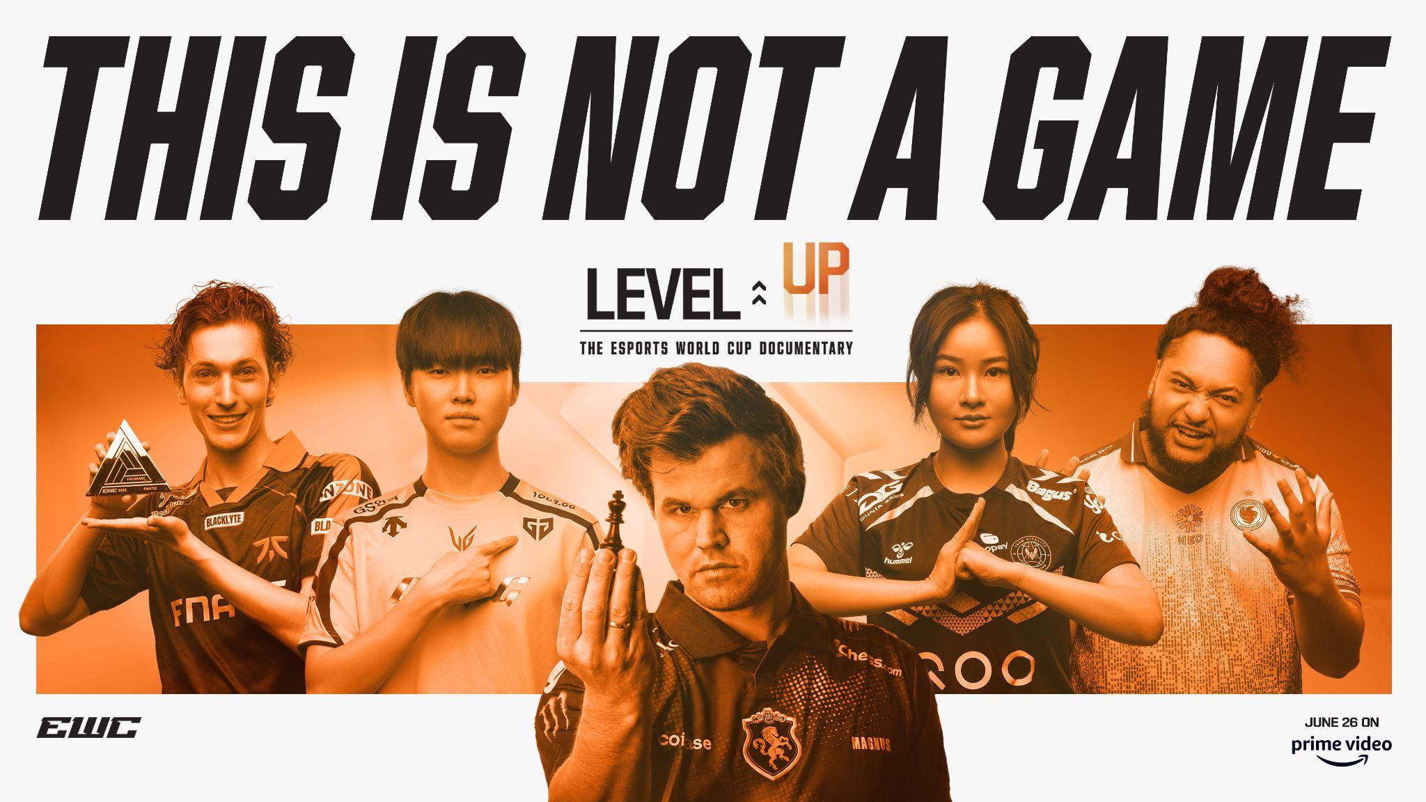 Phim tài liệu “Esports World Cup: Level Up” khởi chiếu trên Prime Video và YouTube từ ngày 26/06