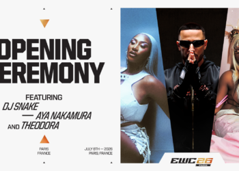 Ba nghệ sĩ hàng đầu DJ Snake, Aya Nakamura và Theodora sẽ mở màn lễ khai mạc Esports World Cup 2026