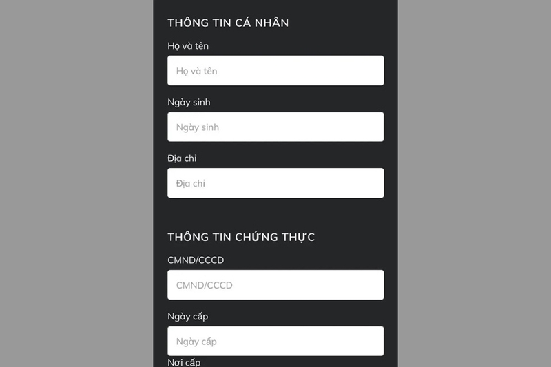 Các bước thực hiện Roblox bằng xác thực CCCD