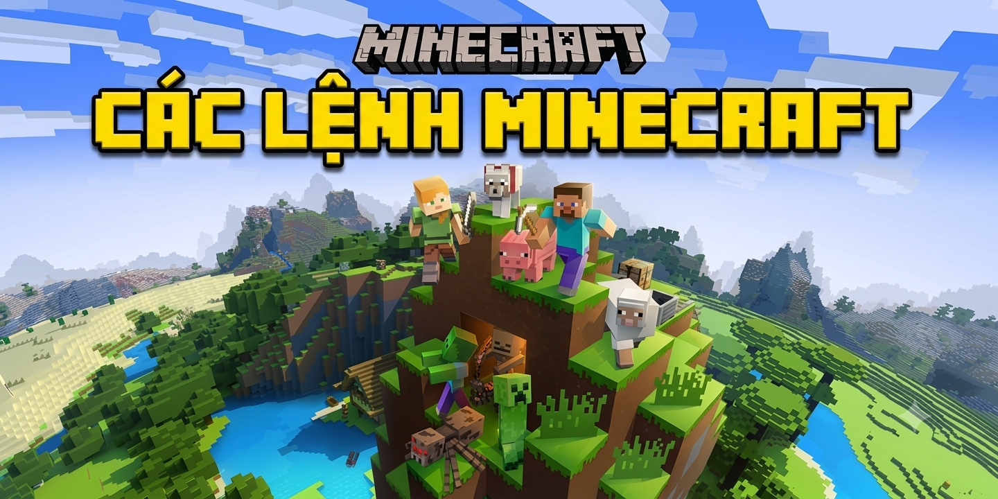 Tổng hợp các lệnh Minecraft - Cẩm nang toàn tập cho game thủ 16 Tổng hợp các lệnh Minecraft hữu ích