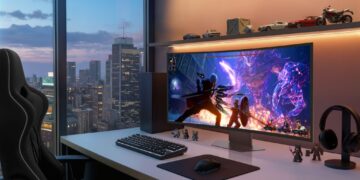 Màn hình LG UltraGear evo AI 45/39GX950B-B độ phân giải 5K2K với tính năng AI Scene Optimization cho game thủ