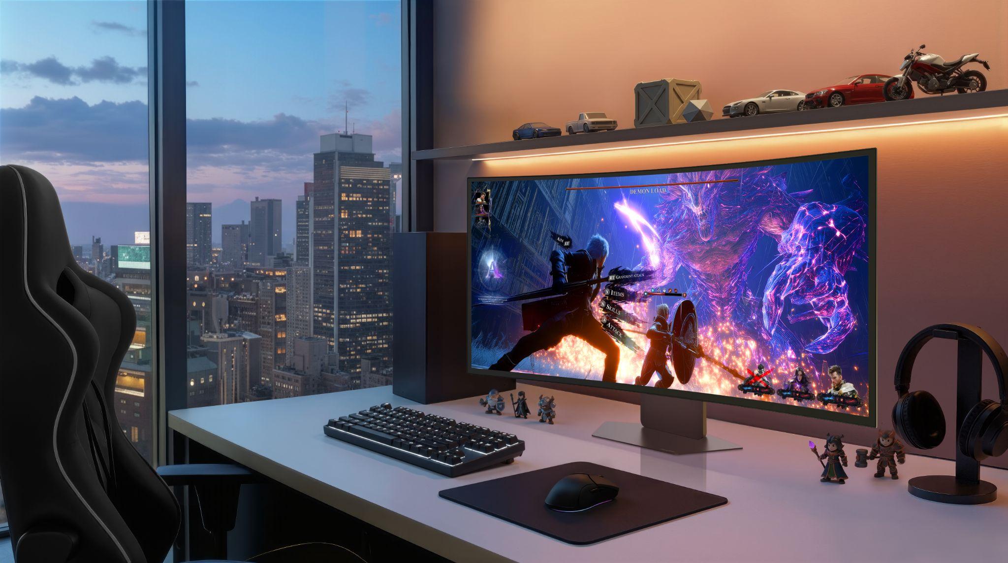 LG ra mắt UltraGear evo AI 2026: OLED 5K2K tích hợp AI 18 Màn hình LG UltraGear evo AI 45/39GX950B-B độ phân giải 5K2K với tính năng AI Scene Optimization cho game thủ